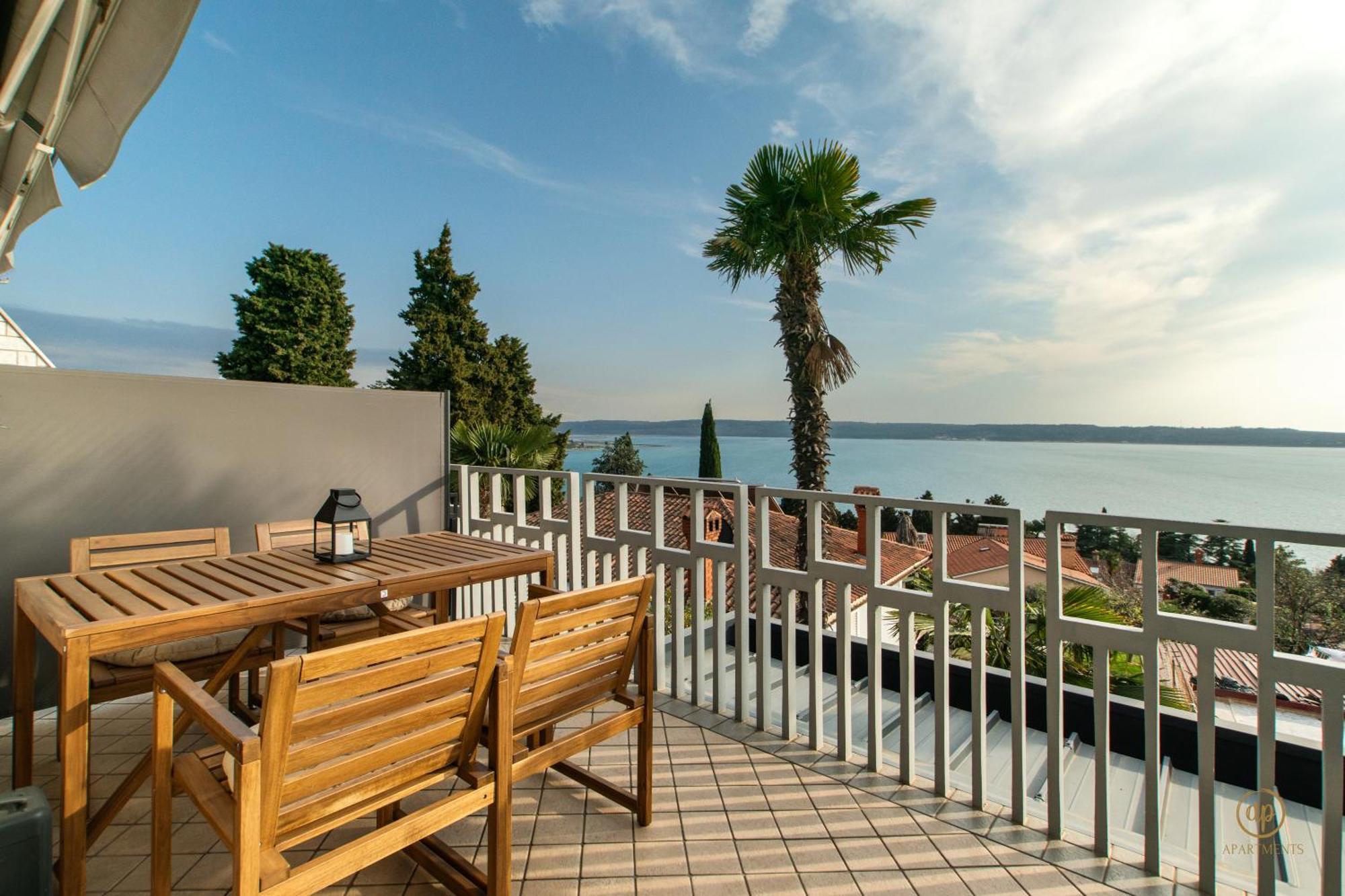 Aria Superior Apartment, Seaview & Wellness Порторож Экстерьер фото
